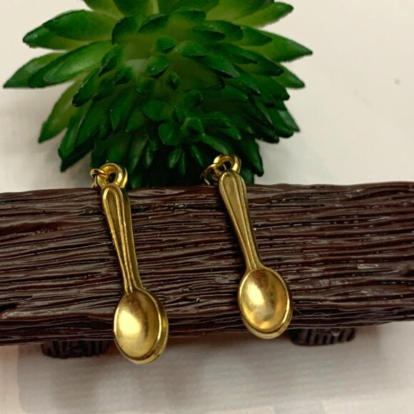Spoon Earring, Utensil Earring, Food Earring, Gift Idea, Chef Earring, Cooking - Picture 1 of 7